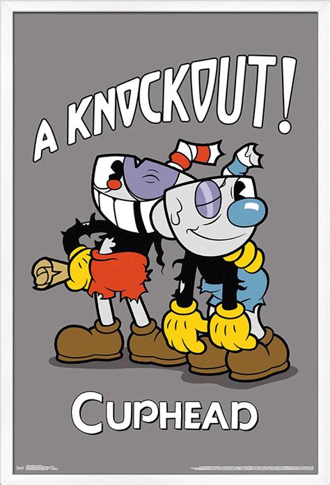 Cuphead Don T Deal With The Devil Knockout Poster Walmart