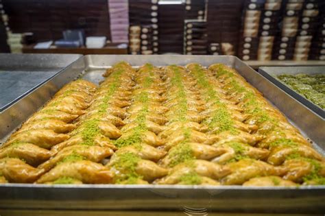 Authentic Sweet Baklava Traditional Turkish Famous Delicious Dessert