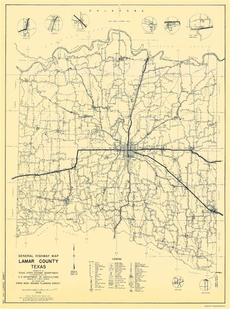 Lamar County Texas Map Cities And Towns Map