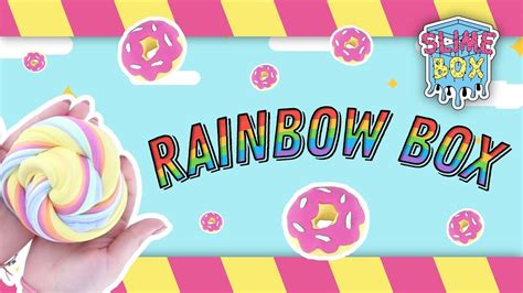 Butter Slime Tutorial Unboxing Rainbow Box Youtube