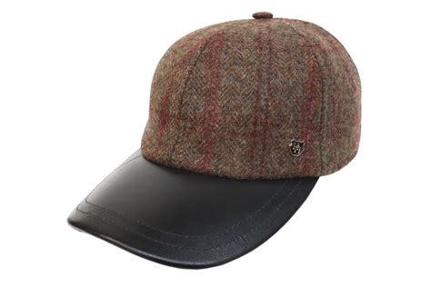 English Wool Tweed Baseball Cap Hills Hats