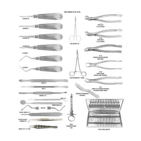 Oral Surgery Set Of 24 Pcs Best Instruments