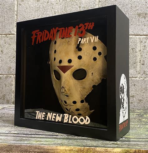 Jason Mask Friday The 13th Part 7 Vii The New Blood Display Etsy