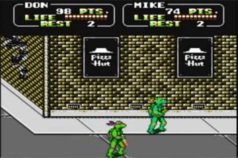 Teenage Mutant Ninja Turtles Ii The Arcade Game Nes Nerd Bacon