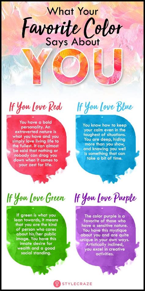 What Your Favorite Color Says About You According To Color Psychology