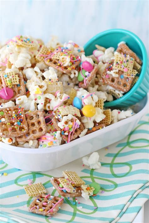 Party Popcorn Snack Mix Glorious Treats