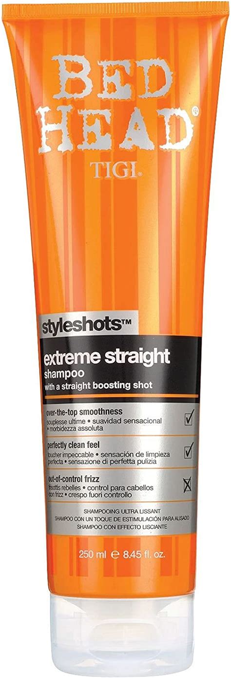 Amazon Com Tigi Bed Head Styleshots Extreme Straight Shampoo 250ml 8
