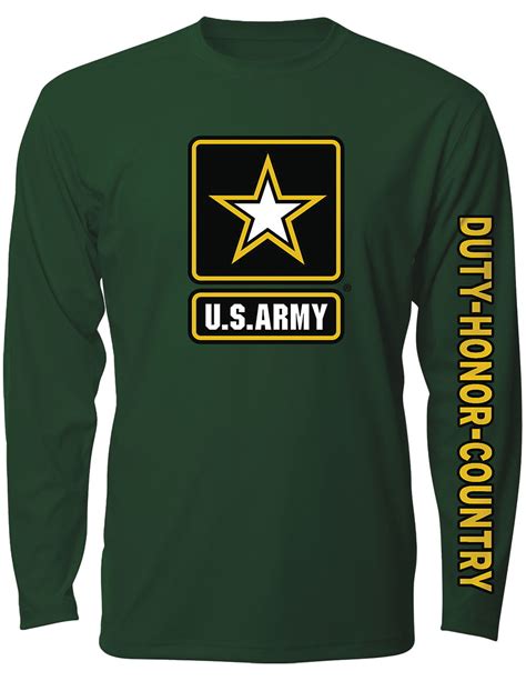 Us Army Military Long Sleeve T Shirt Logo Sleeve Design 2x Walmart