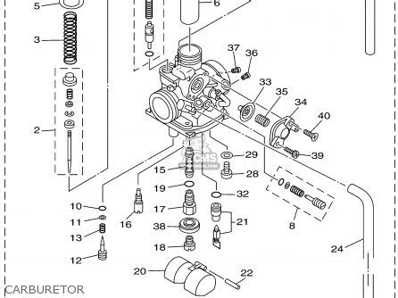 Yamaha Ttr Carburetor Diagram