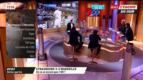 L'équipe du soir est une émission sportive présentée par olivier ménard sur la chaîne l'équipe depuis septembre 2008 (anciennement l'équipe tv et l'équipe 21). Paul Tavares, furieux après la... - L'ÉQUIPE du soir
