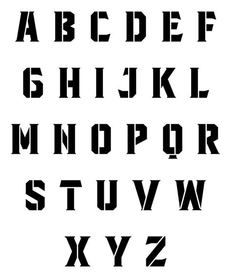 Fancy Alphabet Stencils In 2021 Letter Stencils Letter Stencils