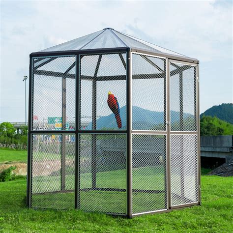 Xxl Large Bird Cage Outdoor Macaw Aviary Parrot
