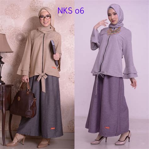 .hari libur tidak ada pengiriman happy shopping#setelan #setelanbaju #setelancewek #setelanmurah #setelanhijab #setelanwanita. KOLEKSI NIBRAS SETELAN KULOT SET PASHMINA NKS 06