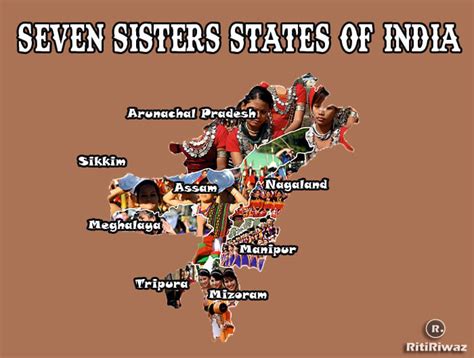 Seven Sisters States Of India Ritiriwaz