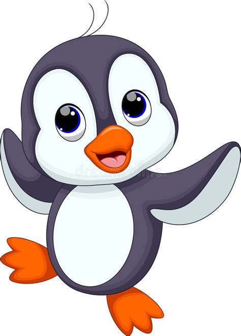 Cute Penguin Cartoon Stock Illustration Illustration Of North 48824678