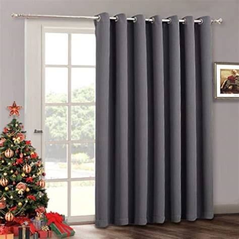 Blackout Patio Door Curtain Blinds Home Decoration Adjustable Energy