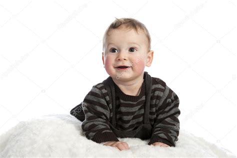 Cute Baby Boy — Stock Photo © Aldegonde 21375543