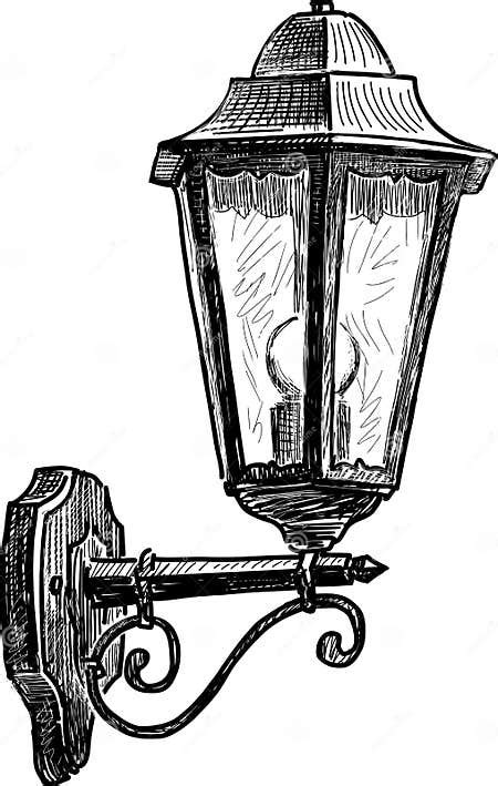 Vintage Street Lamp Stock Vector Illustration Of Lantern 37901508