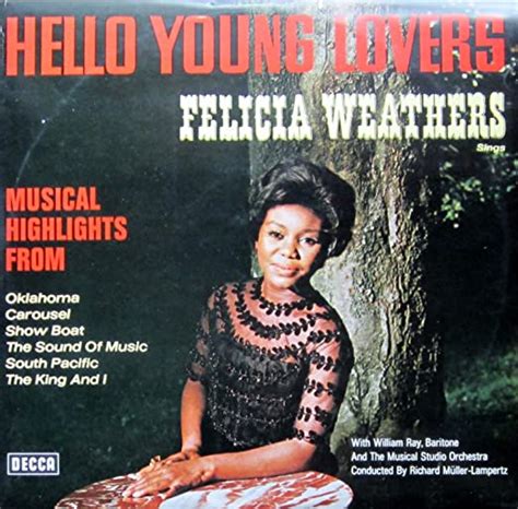 Hello Young Lovers Felicia Weathers Sings Musical Highlights Vinyl