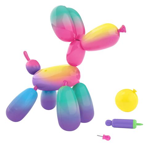 Squeakee Rainbowie The Balloon Dog Interactive Balloon Pet Dog That