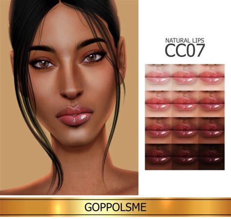 Goppols Me Natural Lips Cc7 Sims 4 Downloads