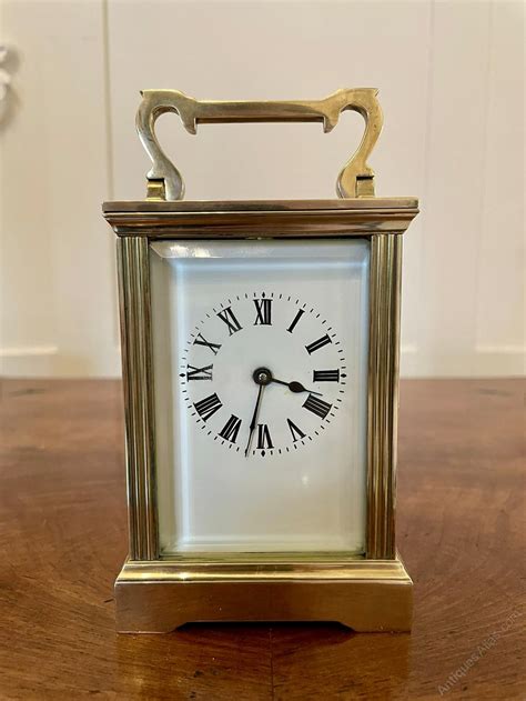 Antiques Atlas Antique Brass Carriage Clock