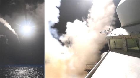 Russian Warship Steams Toward Us Destroyers That Launched Syria Strikes