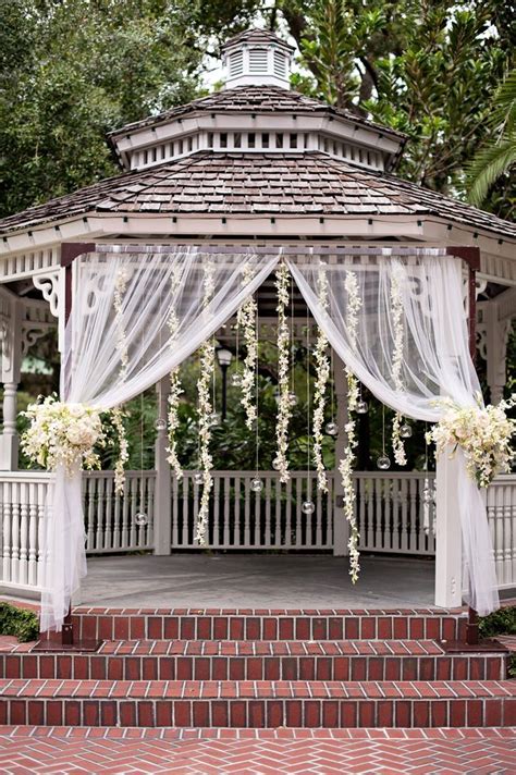 This gazebo is perfect for a more sizable wedding. 17 Best images about DIY Tulle Wedding Decorations on ...