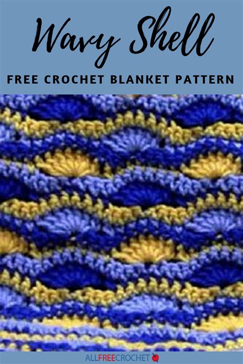 Use The Wavy Shell Stitch To Make A Beautiful Blanket That You Will