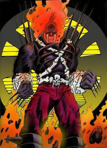 Vengeance Ghost Rider Marvel Cartoon Artwork Ghost Rider