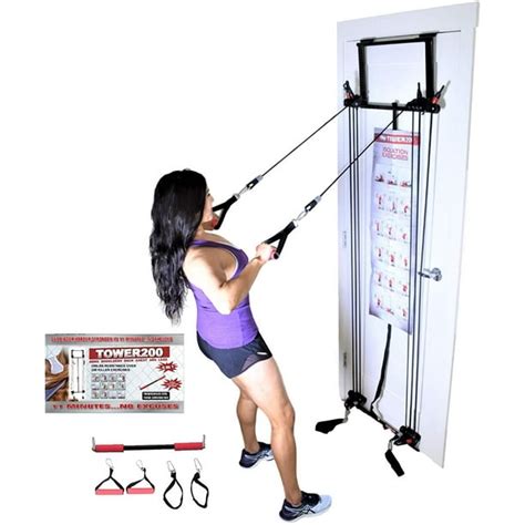 Tower 200 Door Gym Full Body Exercise Fitness Total Home Gym Workout