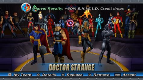 Marvel Ultimate Alliance All Characters Psp Youtube