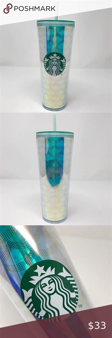 Nwt Starbucks Iridescent Mermaid Scales Tumbler Coffee Presentation Starbucks Coffee Wallpaper