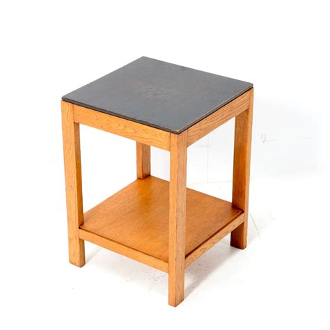 Oak Art Deco Modernist Side Table 1920s 252238