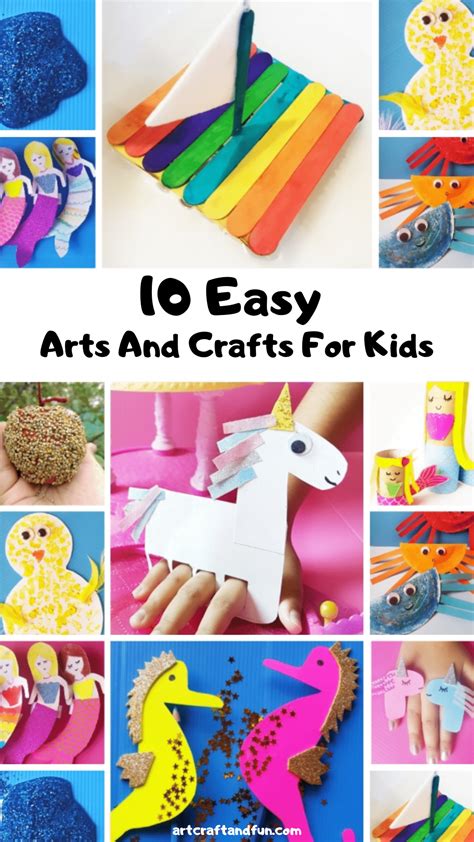 10 Easy Arts And Crafts To Do At Home With Kids