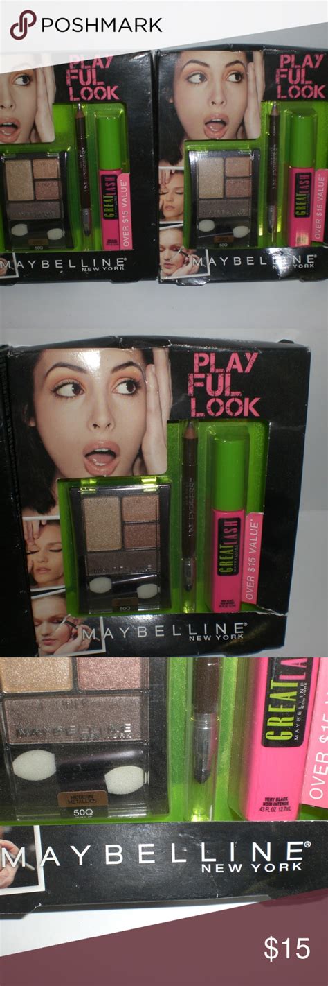 2 Maybelline Playful Look Eye Makeup Sets Kits Eye Makeup Set