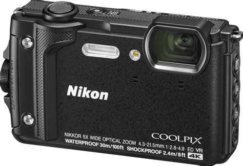 Nikon Coolpix W300 Black 16 Megapixel Waterproofshockproof Camera