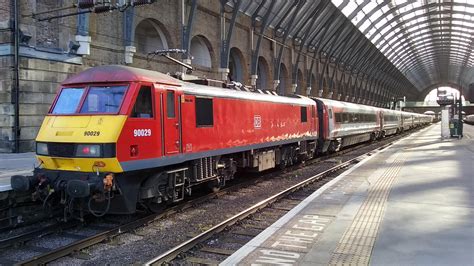 British Rail Class 90 Electric Locomotive In Db Cargo Livery At London