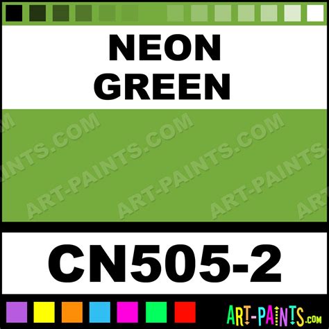 Neon Green Concepts Underglaze Ceramic Paints Cn505 2 Neon Green