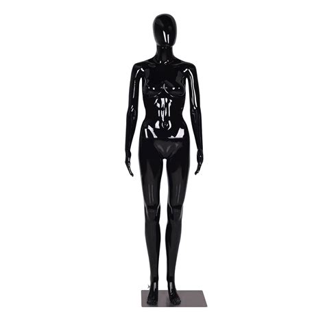 Goplus Female Mannequin Plastic Full Body Dress Form Display Egghead