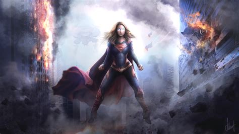 Artwork Supergirl Hd Superheroes K Wallpapers Images Backgrounds The