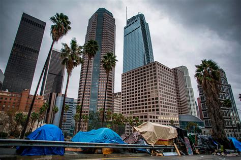 For Developers Downtown La Is Now ‘real City And Tent City Bloomberg