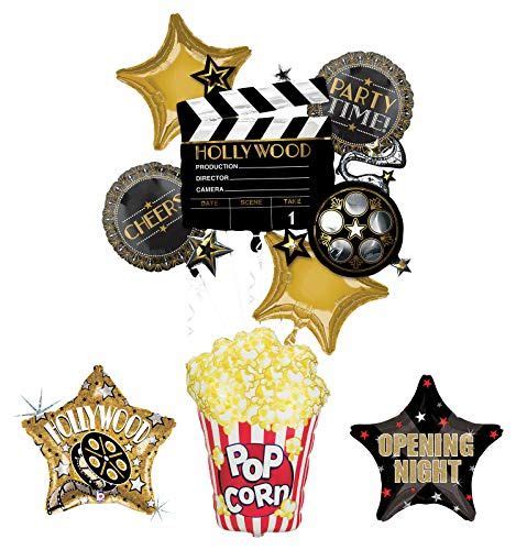 Movie Night Party Supplies Balloon Bouquet Decorations Hollywood Film