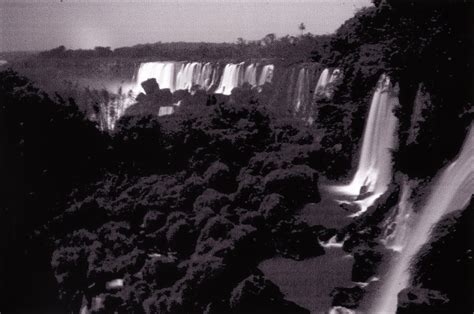 Moonlit Iguazu Iguassu Falls Argentina Night View