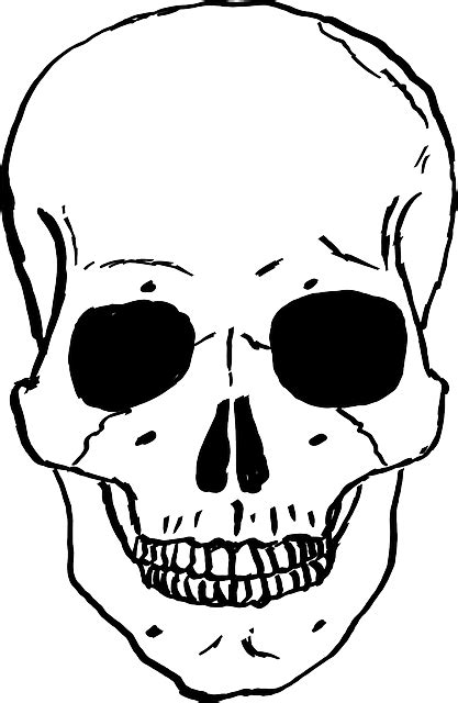Halloween Skull Drawing At Explore Collection Of