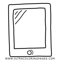 Tablet Coloring Page - Ultra Coloring Pages