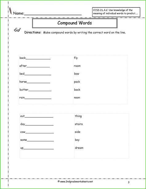 Compound Sentences Worksheet Pdf 4th Grade