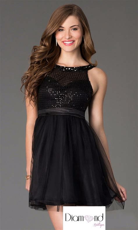 Vestido De Noche Fiesta Graduación Negro Corto Tul 81500 En