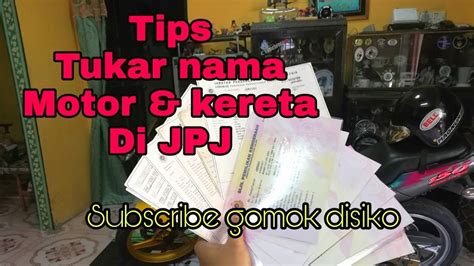 We did not find results for: Tips tukar nama kenderaan di JPJ /tukar hakmilik motor ...
