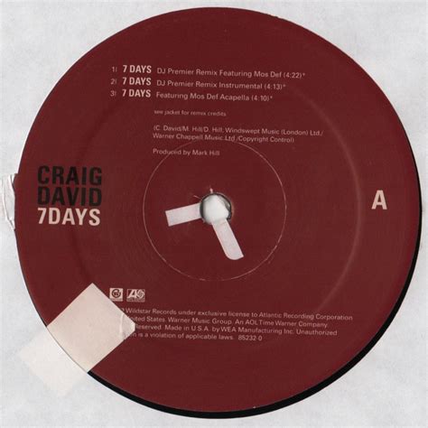 Craig David 7 Days Mos Def Dj Premier Fat Joe Remix12